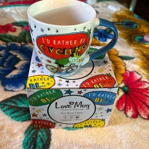 NWT Love Mug I would rather be cycling Cup